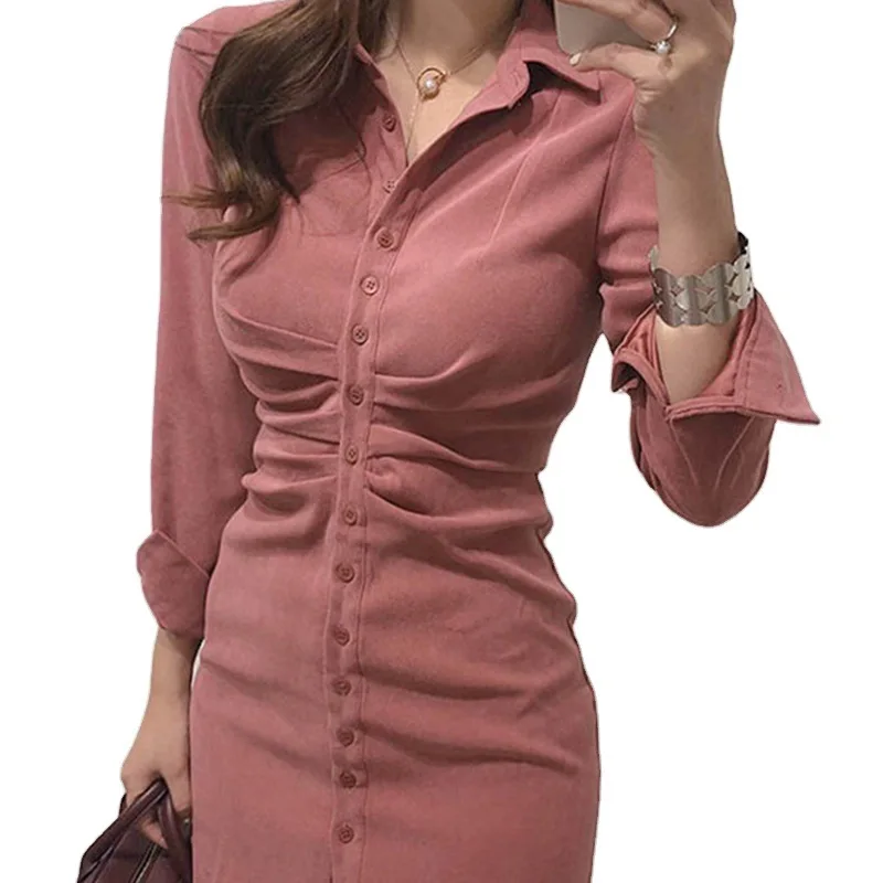 Chic Retro Dress High Waist Hip Pleat Dress Vestido Slim Fit Dress 2021 Autumn Women Dresses Velvet Solid Casual Shirt Dress
Chic Retro Dress High Waist Hip Pleat Dress Vestido Slim Fit Dress 2021 Autumn Women Dresses Velvet Solid Casual Shirt Dress