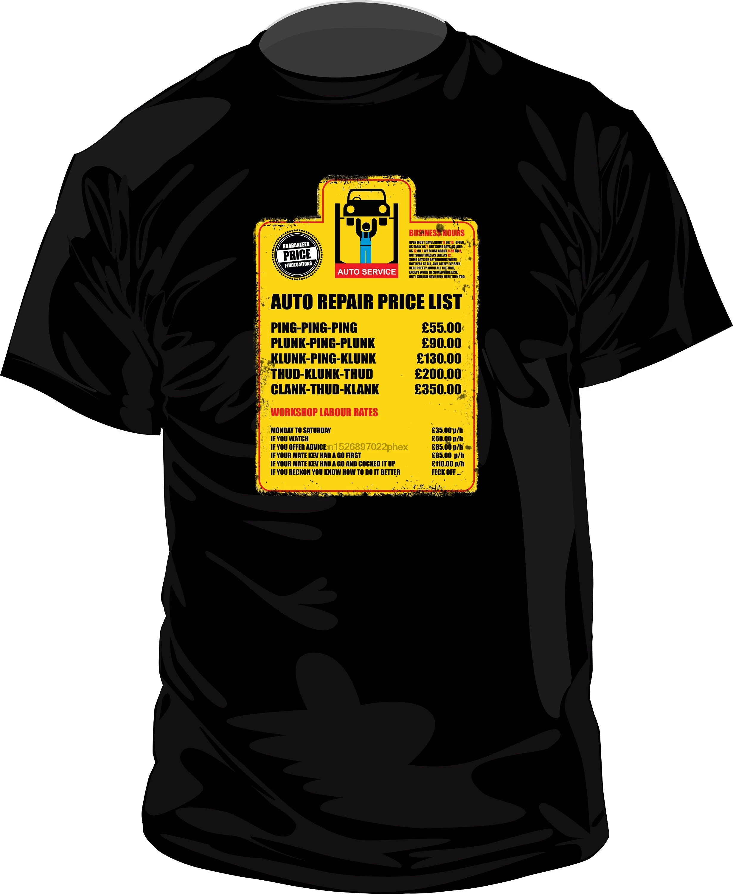 Workshop Price List T-shirt men t shirt 
Workshop Price List T-shirt men t shirt