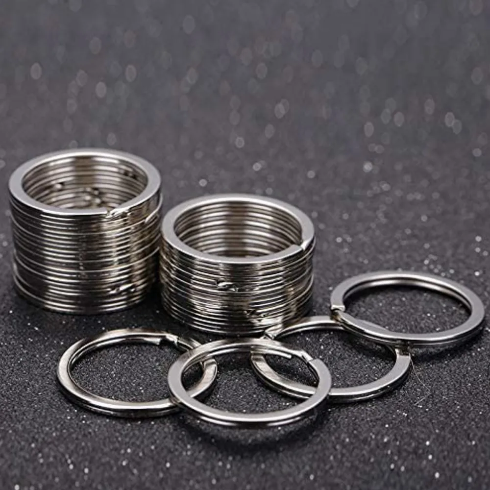 Key Chain Ring Silver Plated Metal Keyring Keychain Split Ring Keyfob Key Holder Rings Women Men DIY Key Chain Accessories
Key Chain Ring Silver Plated Metal Keyring Keychain Split Ring Keyfob Key Holder Rings Women Men DIY Key Chain Accessories