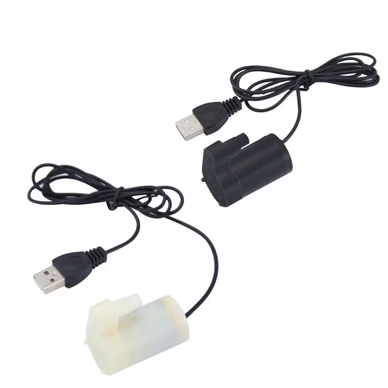 Погружной водяной микро насос для аквариума с питанием от Usb постоянный ток 5 В 2 3