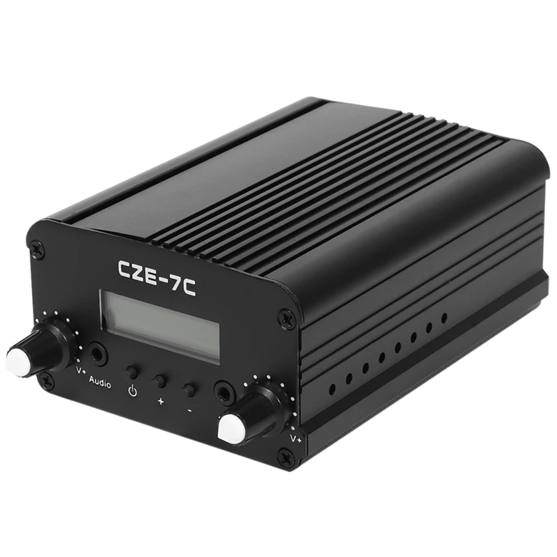 PLL FM Transmitter Radio Station 1W/7W Stereo Frequency 76-108Mhz Pro Amplifier LCD Backlight Without Accessories
PLL FM Transmitter Radio Station 1W/7W Stereo Frequency 76-108Mhz Pro Amplifier LCD Backlight Without Accessories