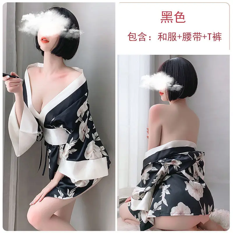 Sexy and charming pajamas Japanese kimono small chest passion suit uniform temptation bed clothes hot super Sao
Sexy and charming pajamas Japanese kimono small chest passion suit uniform temptation bed clothes hot super Sao