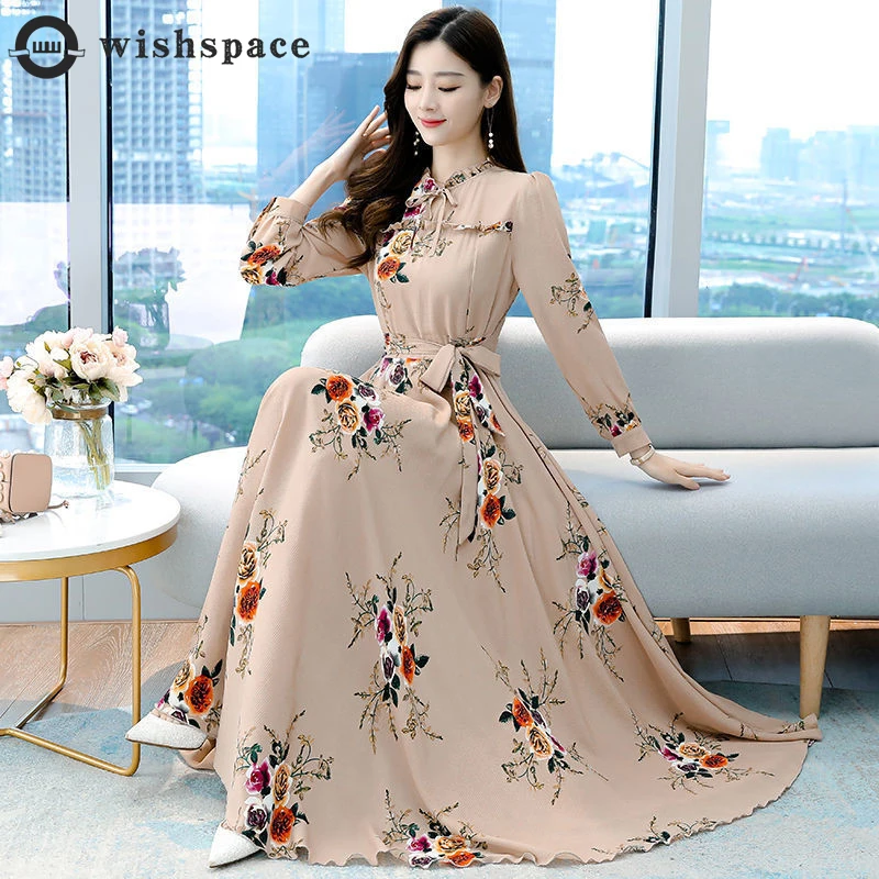 Temperament Dress 021 New During the Spring and Autumn Big Yards Receive Posed Flower Show Thin Waist Long Sleeve Chiffon Dress
Temperament Dress 021 New During the Spring and Autumn Big Yards Receive Posed Flower Show Thin Waist Long Sleeve Chiffon Dress