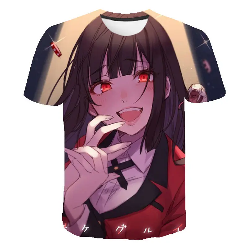 Kakegurui Fuuny T Shirts Men Women Children 3D Anime Kakegurui Printed Cool Casual Summer Fashion Trendy Streetwear Tops 
Kakegurui Fuuny T Shirts Men Women Children 3D Anime Kakegurui Printed Cool Casual Summer Fashion Trendy Streetwear Tops
