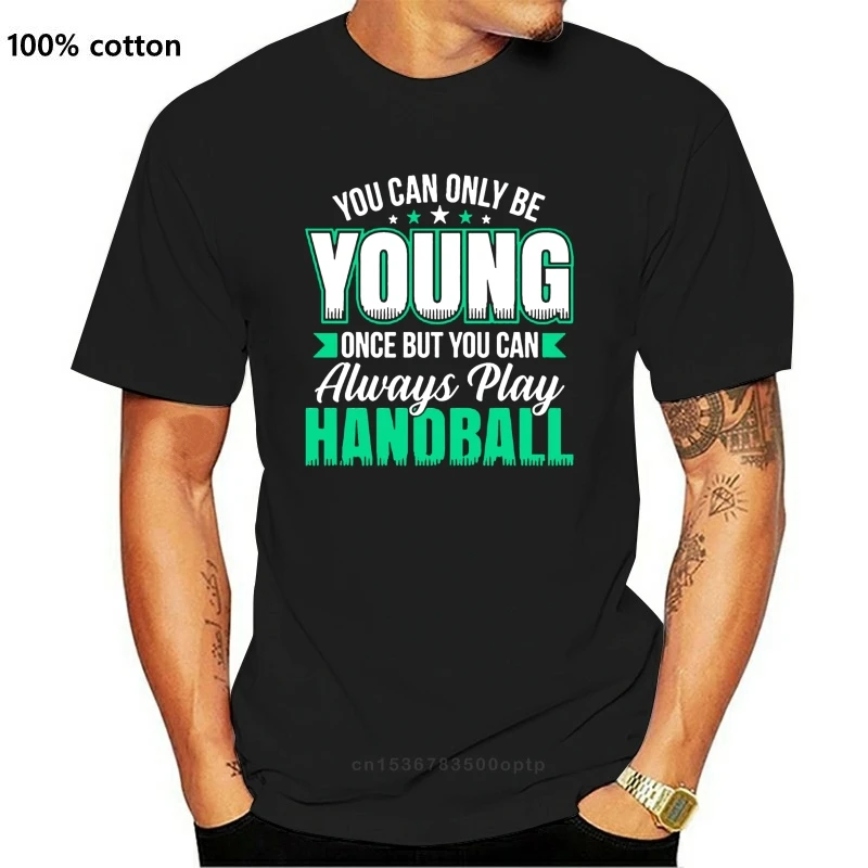 Креативная футболка с надписью Better handball для мужчин и женщин Черная Мужская