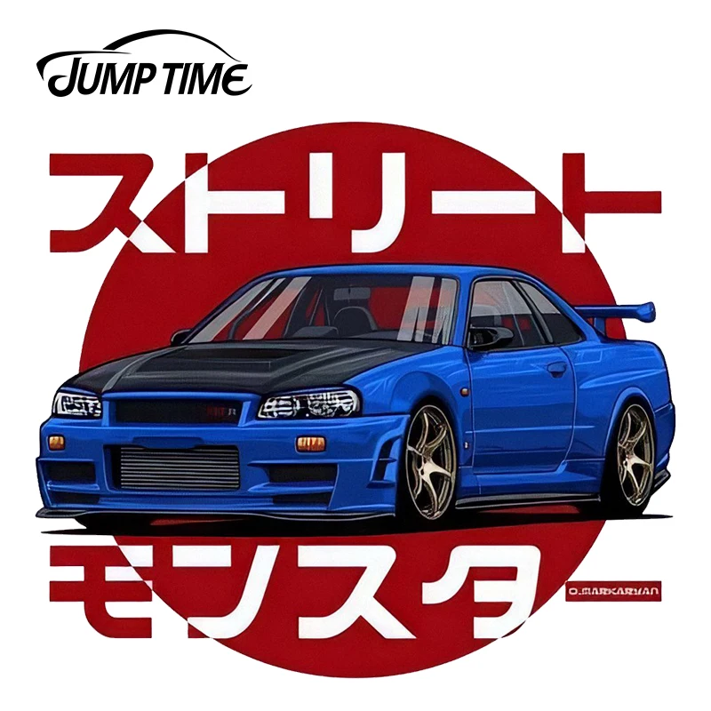 JumpTime 13 см x 7 1 для японских AE86 винил JDM Стикеры веселый автомобиль окно бампер