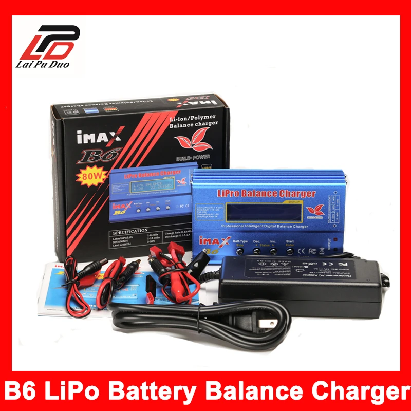 

Новинка 80 Вт iMAX B6 Lipro NiMh Li-Ion Ni-Cd RC Battery Balance Цифровое зарядное устройство Dis Charger + 15v 6A адаптер питания + зарядные кабели