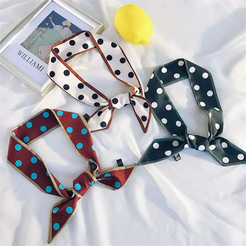 2020 hijab scarf women bandana silk scarf foulard femme hair scarf Versatile Dot Hair band decorate occupation Small silk scarf
2020 hijab scarf women bandana silk scarf foulard femme hair scarf Versatile Dot Hair band decorate occupation Small silk scarf