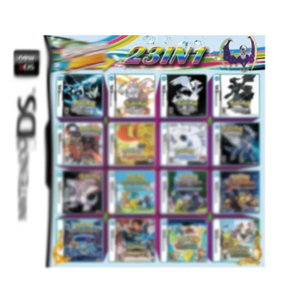 23 in 1 MULTI CART Super Combo Video Games Cartridge Card Cart for Nintendo DS NDS 3DS XL 3DSXL 2DS NDSL NDSI
23 in 1 MULTI CART Super Combo Video Games Cartridge Card Cart for Nintendo DS NDS 3DS XL 3DSXL 2DS NDSL NDSI