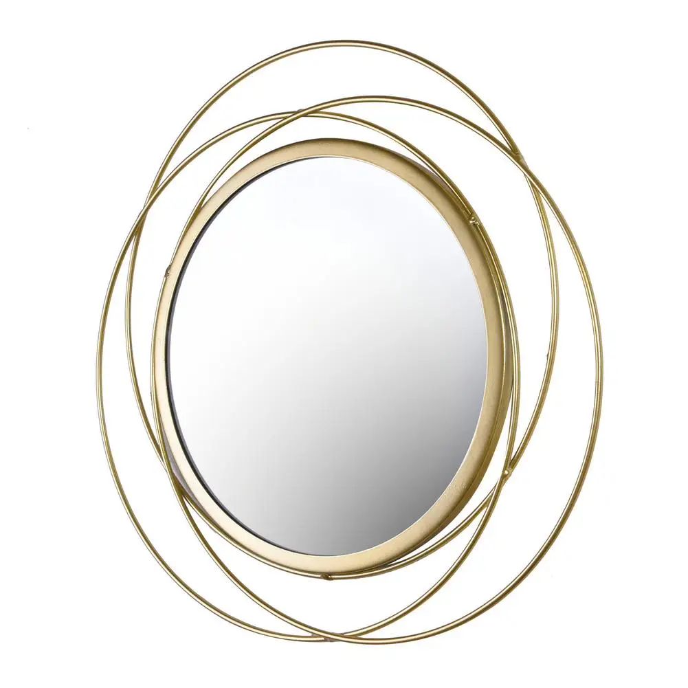 Classic Hanging Wall Mirror Geometric Durable Metal Frame Wall Mount Mirror For Party Wedding Gift Bathrooms Bathroom Decor
Classic Hanging Wall Mirror Geometric Durable Metal Frame Wall Mount Mirror For Party Wedding Gift Bathrooms Bathroom Decor