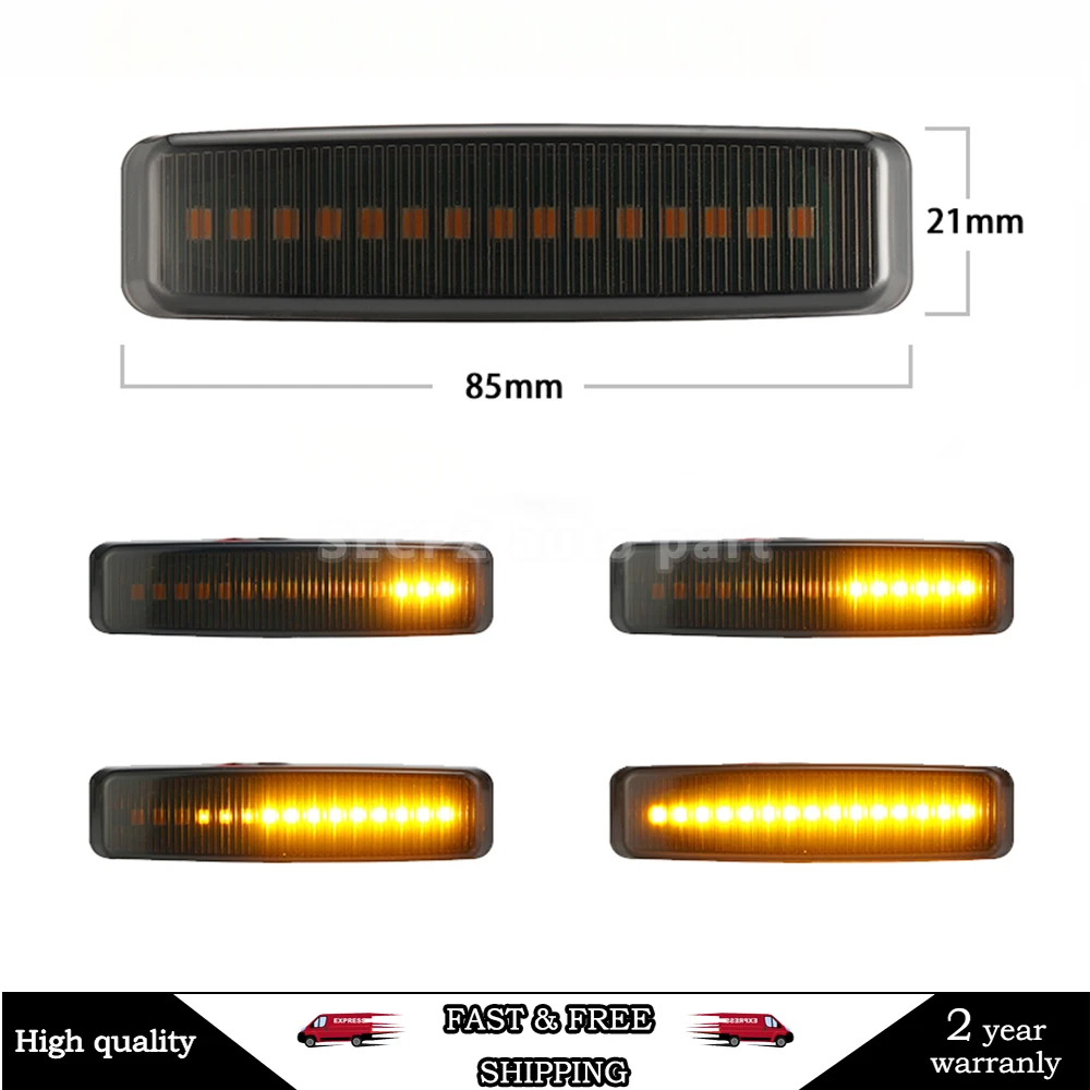 Dynamic Led Turn Signal Side Marker Lights Flowing Sequential Blinker Light For Bmw 5 Series 5er E39 Mod. Bj. 12/95 - 6/03
Dynamic Led Turn Signal Side Marker Lights Flowing Sequential Blinker Light For Bmw 5 Series 5er E39 Mod. Bj. 12/95 - 6/03