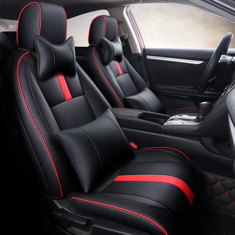 Чехлы на сиденья автомобиля для Honda Civic 2016, 2017, 2018, 2019, 2020, 2021, полный комплект из водонепроницаемой кожи, подходит для автомобильных защитных а...
Чехлы на сиденья автомобиля для Honda Civic 2016, 2017, 2018, 2019, 2020, 2021, полный комплект из водонепроницаемой кожи, подходит для автомобильных защитных а...