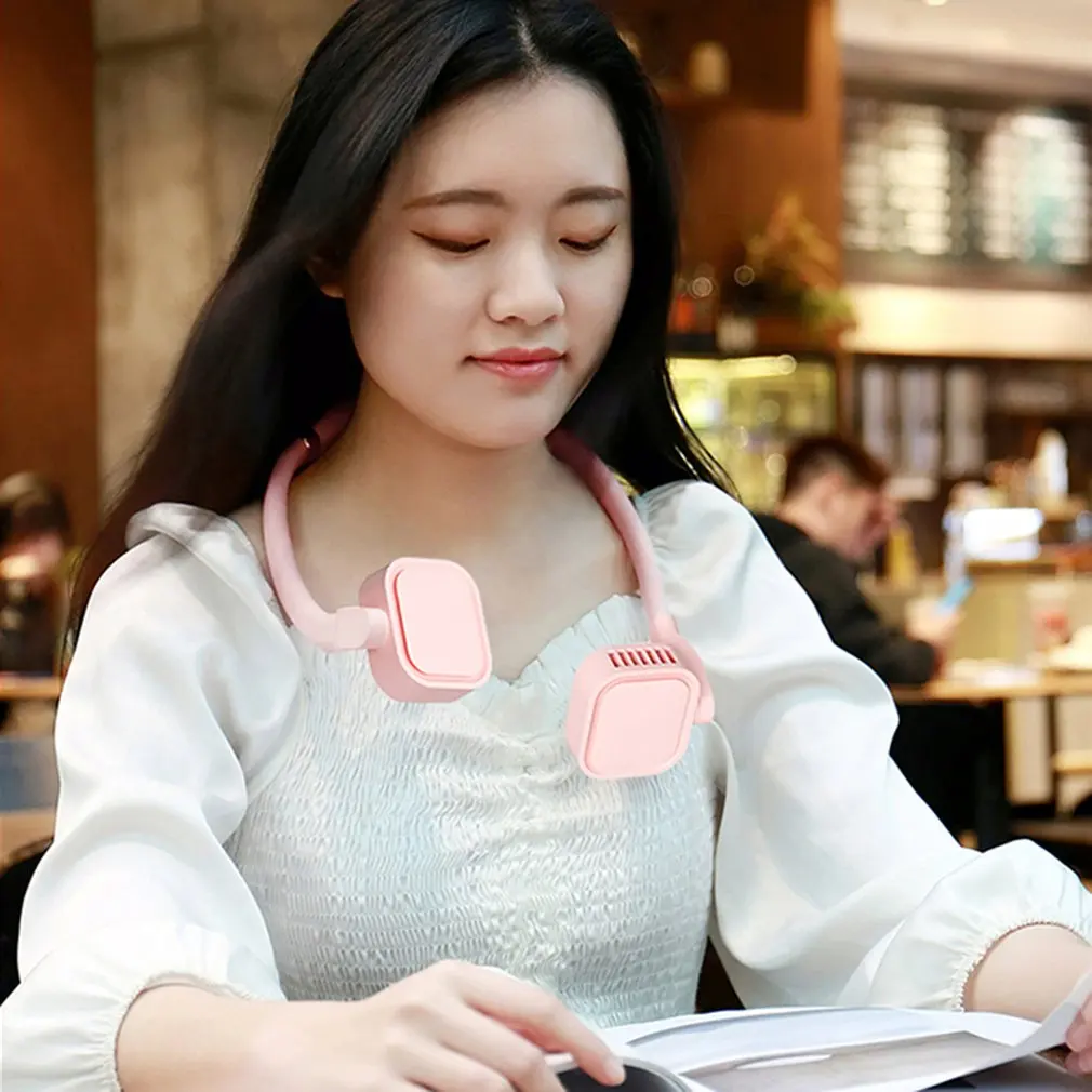 Portable Neck Fan Hands Free Bladeless Fan 4000mAh USB Rechargeable Wearable Personal Leafless Fan Handheld Cooling Mini Fan
Portable Neck Fan Hands Free Bladeless Fan 4000mAh USB Rechargeable Wearable Personal Leafless Fan Handheld Cooling Mini Fan