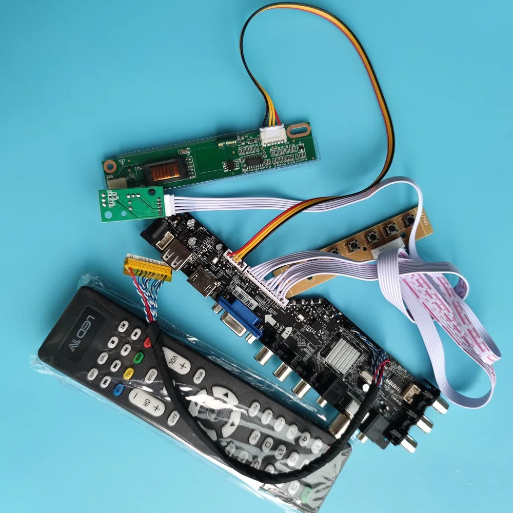 3663 TV Controller Driver Board 1 lamps New DVB-T2 DVB-T DVB-C Universal LCD Digital Signal +7 Key Button controller board
3663 TV Controller Driver Board 1 lamps New DVB-T2 DVB-T DVB-C Universal LCD Digital Signal +7 Key Button controller board