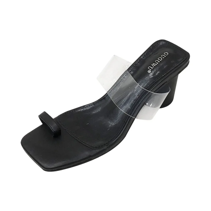 Female Shoes Ladies' Slippers Transparent Heel Luxury Slides Heeled Mules Square heel Rubber Flip Flops 2021 Designer High Block
Female Shoes Ladies' Slippers Transparent Heel Luxury Slides Heeled Mules Square heel Rubber Flip Flops 2021 Designer High Block
