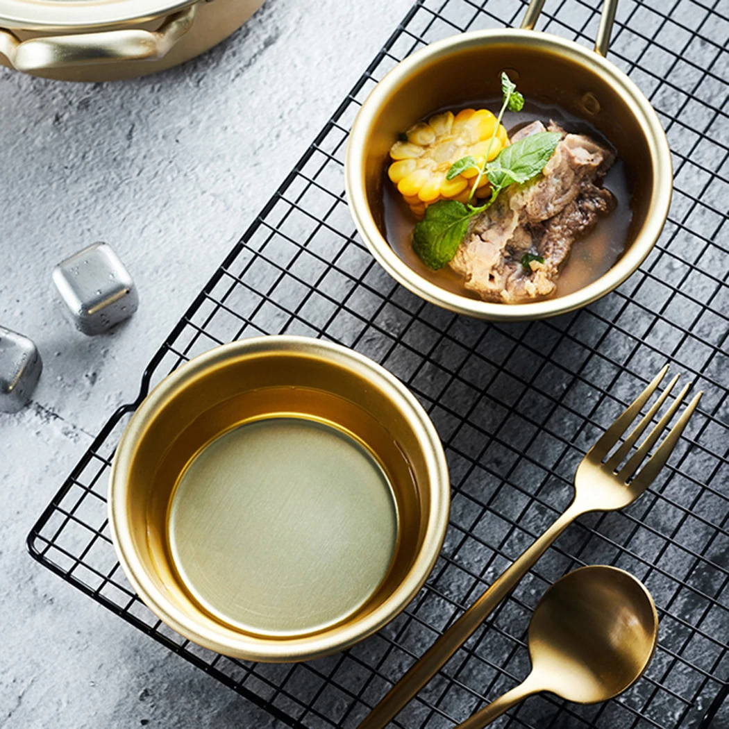 Korean Yellow Aluminum Tableware Bowl With Handle Traditional Rice Wine Bowl For Makgeolli Bowl Kitchen Dinnerware Cookware
Korean Yellow Aluminum Tableware Bowl With Handle Traditional Rice Wine Bowl For Makgeolli Bowl Kitchen Dinnerware Cookware