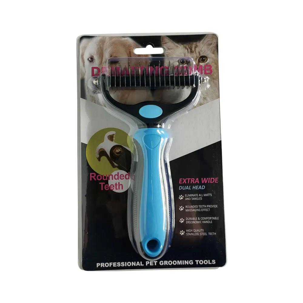 Pet Dog Comb 2 Sided Hair Shedding Comb for Dog Cat Grooming Tool for Pet Fur Remove Dog Cat Slicker Dematting Grooming Comb
Pet Dog Comb 2 Sided Hair Shedding Comb for Dog Cat Grooming Tool for Pet Fur Remove Dog Cat Slicker Dematting Grooming Comb
