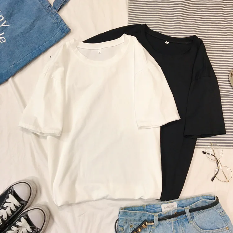 oversized T Shirt Women England Style Simple Solid O-Neck Cotton Tshirt Basic Harajuku T Shirt Camisetas top tee women clothes
oversized T Shirt Women England Style Simple Solid O-Neck Cotton Tshirt Basic Harajuku T Shirt Camisetas top tee women clothes