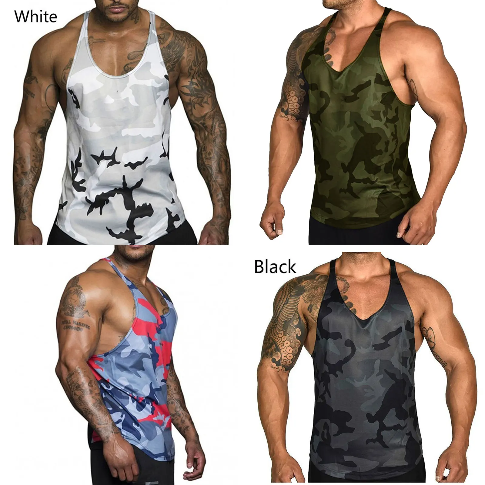 Men's Gym Tank Tops Shirts Fashion Color Block Print Bodybuilding Sport Vest Fitness Undershirt 2021 New Arrival
Men's Gym Tank Tops Shirts Fashion Color Block Print Bodybuilding Sport Vest Fitness Undershirt 2021 New Arrival