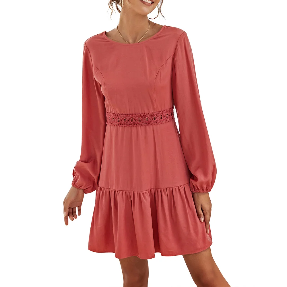 VICABO Ladies Dress Sexy Lace Up Stitching Dress Baggy Fashion Midi Red Back Open Lantern Sleeve Female Dresses
VICABO Ladies Dress Sexy Lace Up Stitching Dress Baggy Fashion Midi Red Back Open Lantern Sleeve Female Dresses