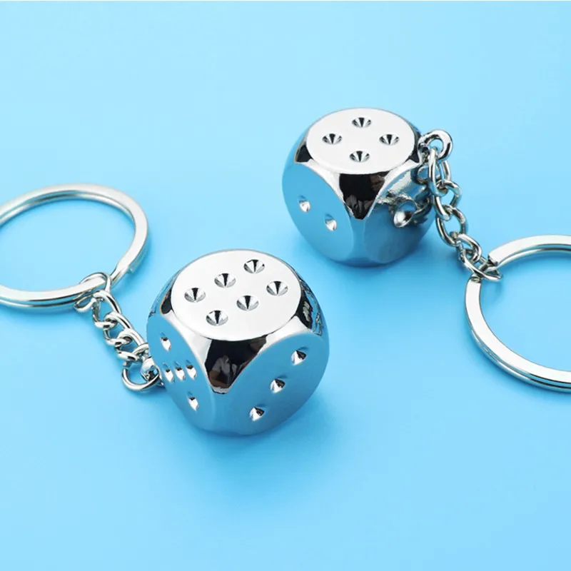 Fashion creative key chain for men and women jewelry dice pendant lovely key chain accessories
Fashion creative key chain for men and women jewelry dice pendant lovely key chain accessories