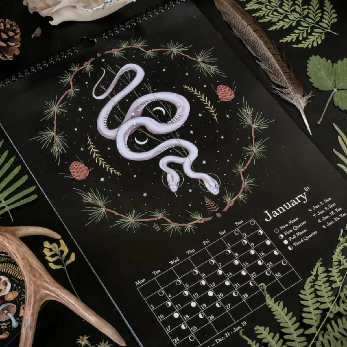 Creative Dark Forest Lunar Calendar 2022 Wall Calendar Diary Learning Work Daily Calendar Time Planning Wall Decor for Gifts
Creative Dark Forest Lunar Calendar 2022 Wall Calendar Diary Learning Work Daily Calendar Time Planning Wall Decor for Gifts