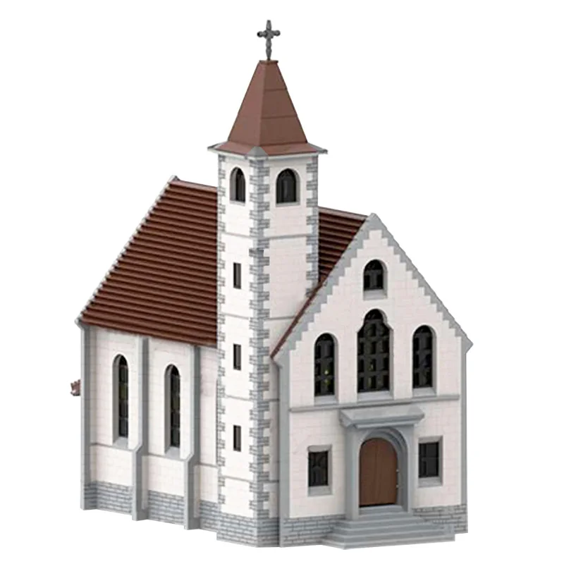 MOC Modular Architecture Church Model Building Blocks DIY City Street View Series Bricks Kids Assembly Toys Children Xmas Gift
MOC Modular Architecture Church Model Building Blocks DIY City Street View Series Bricks Kids Assembly Toys Children Xmas Gift