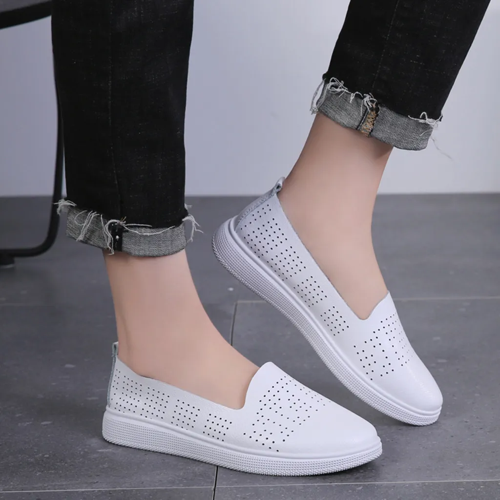 Flat Shoes Women 2019 Hollow Out Leather Flats Women Casual Shoes Shallow Slip On Loafers Women Flat Shoes
Flat Shoes Women 2019 Hollow Out Leather Flats Women Casual Shoes Shallow Slip On Loafers Women Flat Shoes