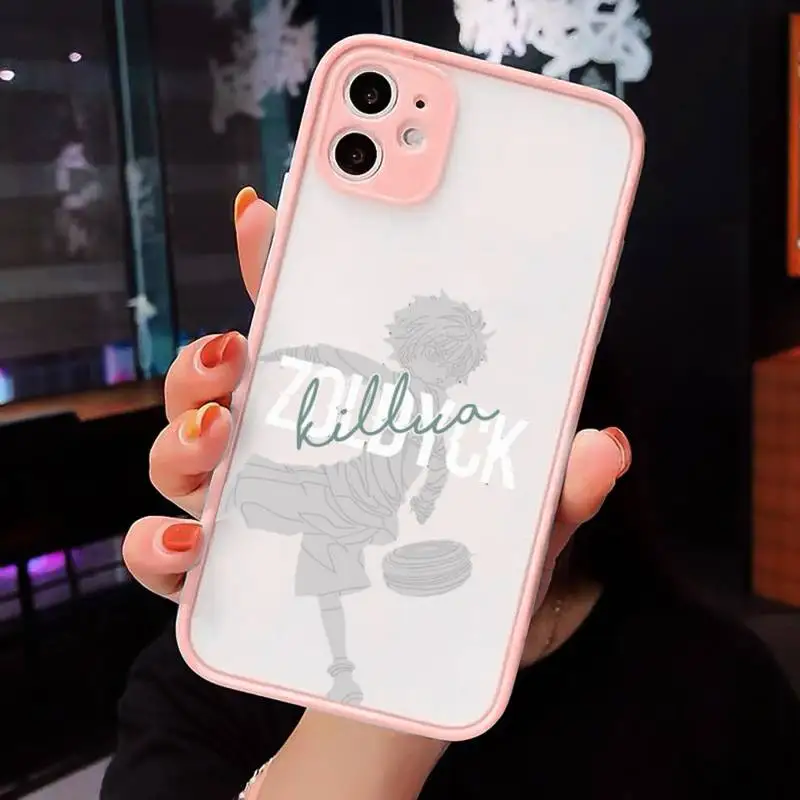 Hunter X Hunter Killua Zaoldyeck Phone Cases matte transparent For Pink iPhone 7 8 x xs xr 11 12 pro plus max mini Clear Funda
Hunter X Hunter Killua Zaoldyeck Phone Cases matte transparent For Pink iPhone 7 8 x xs xr 11 12 pro plus max mini Clear Funda