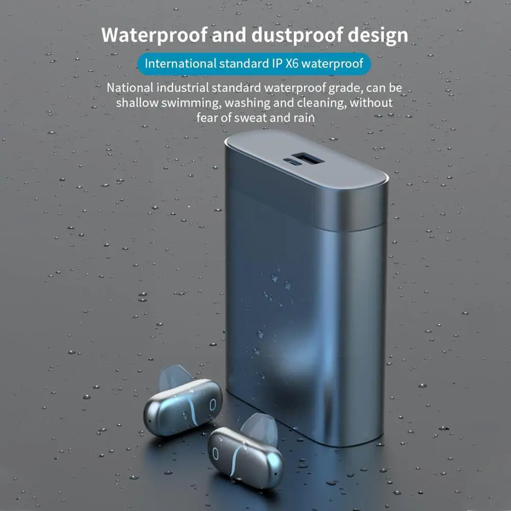 TWS Bluetooth 5.0 Earphones 3000mAh Charging Box Automatic In-ear Heads Wireless Earbuds 9D Sports lifting Waterproof Stere G3O5
TWS Bluetooth 5.0 Earphones 3000mAh Charging Box Automatic In-ear Heads Wireless Earbuds 9D Sports lifting Waterproof Stere G3O5