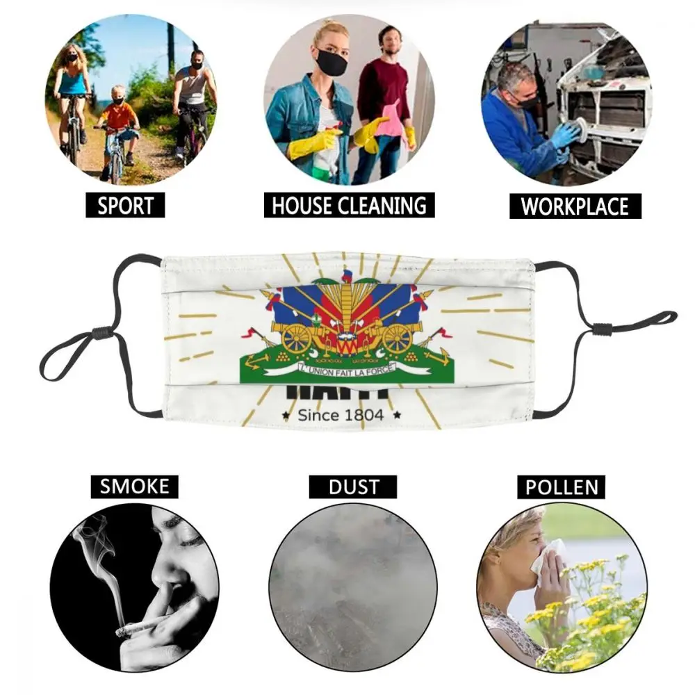 Haiti Since1804 Coat Of Arms Non-Disposable Men Face Mask Anti Haze Dustproof Protection Cover Respirator Mouth-Muffle
Haiti Since1804 Coat Of Arms Non-Disposable Men Face Mask Anti Haze Dustproof Protection Cover Respirator Mouth-Muffle