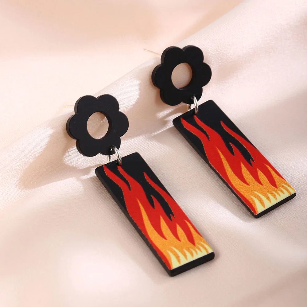 Korean Fashion Flower Flame Resin Acrylic Dangle Womens Earring For Couples Christmas Party Jewelry Set Stud Earrings Pendientes
Korean Fashion Flower Flame Resin Acrylic Dangle Womens Earring For Couples Christmas Party Jewelry Set Stud Earrings Pendientes