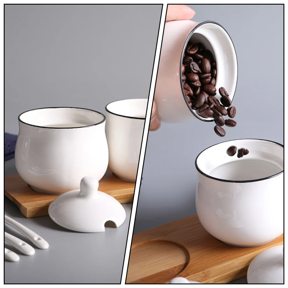 1 Set Home Seasoning Jars Ceramic Condiment Containers Useful Storage Jar
1 Set Home Seasoning Jars Ceramic Condiment Containers Useful Storage Jar