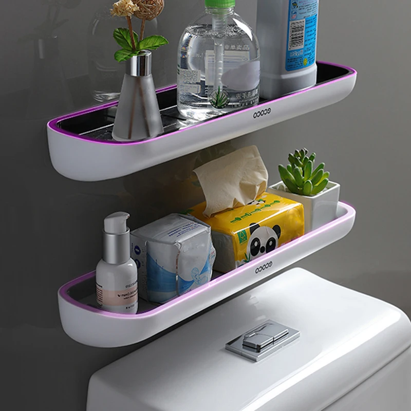 Bathroom Shelf Over The Toilet Storage Rack Wall-Mounted Shelves Space Saver Organizer For Kitchen WC Bathroom Accessories
Bathroom Shelf Over The Toilet Storage Rack Wall-Mounted Shelves Space Saver Organizer For Kitchen WC Bathroom Accessories