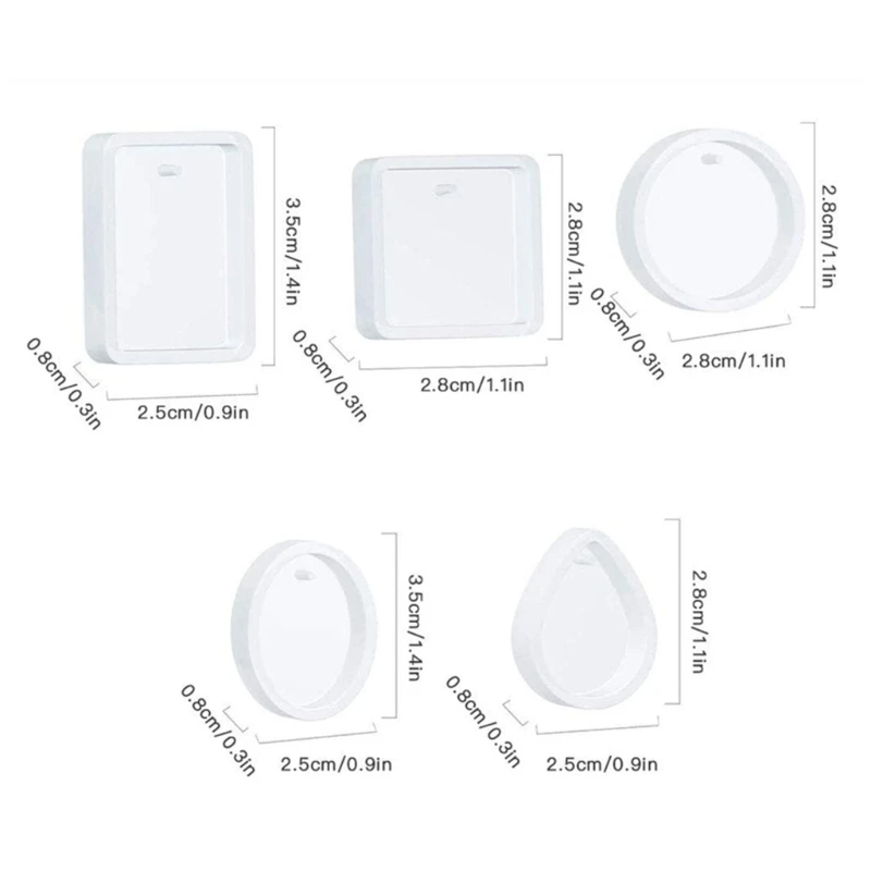 25 Pcs/Set Crystal Epoxy Resin Mold Keychain Pendant DIY Crafts Silicone Mould
25 Pcs/Set Crystal Epoxy Resin Mold Keychain Pendant DIY Crafts Silicone Mould