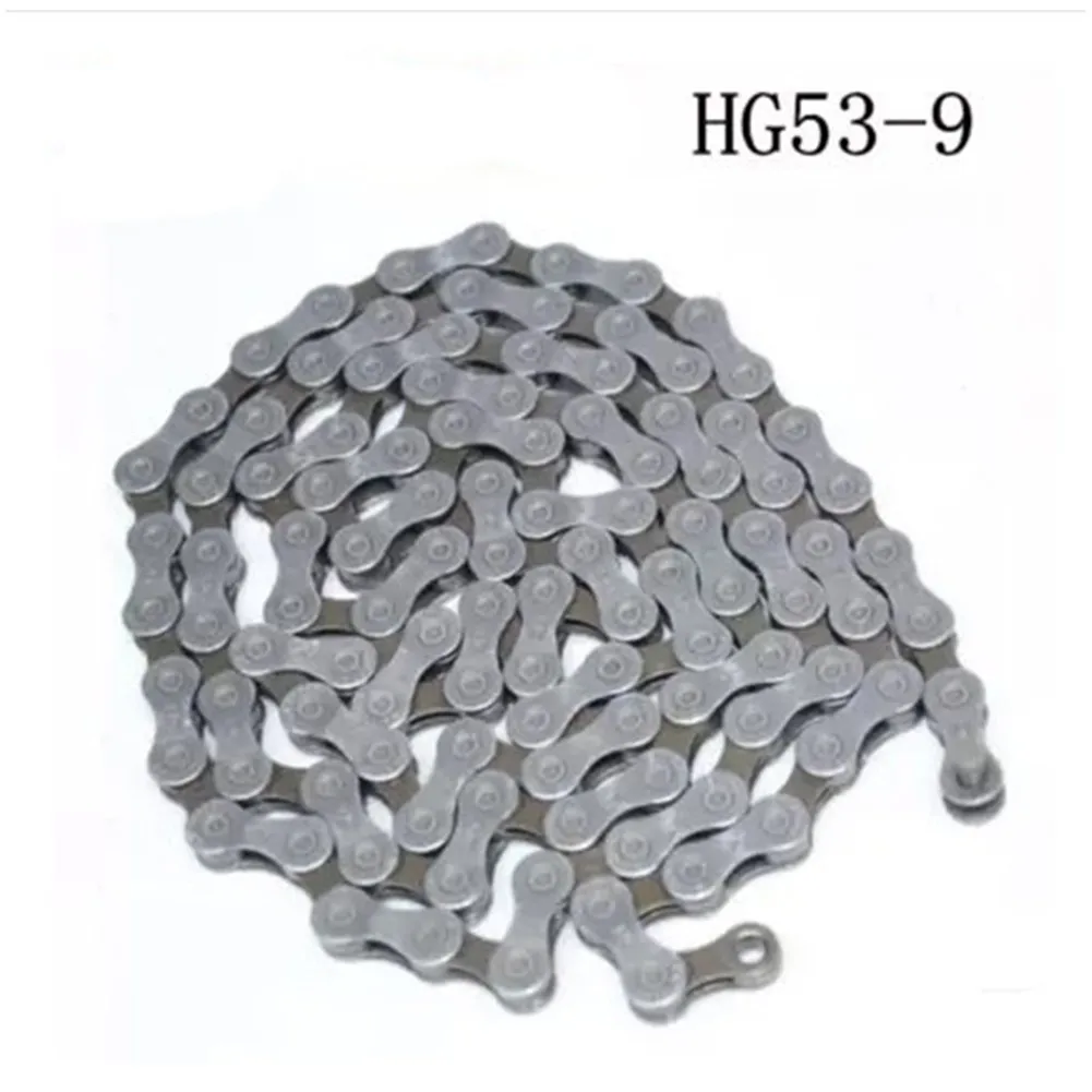 Цепь для горного велосипеда Shimano HG53, 9/27 скоростей, велосипедная цепь, аксессуары для велоспорта на открытом воздухе
Цепь для горного велосипеда Shimano HG53, 9/27 скоростей, велосипедная цепь, аксессуары для велоспорта на открытом воздухе