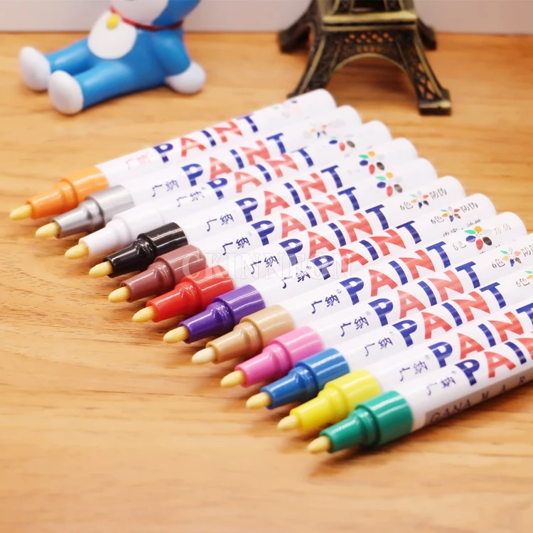 200Pcs/Lot Universal White Car Motorcycle Whatproof Permanent Tyre Tire Tread Rubber Paint Marker Pen New
200Pcs/Lot Universal White Car Motorcycle Whatproof Permanent Tyre Tire Tread Rubber Paint Marker Pen New