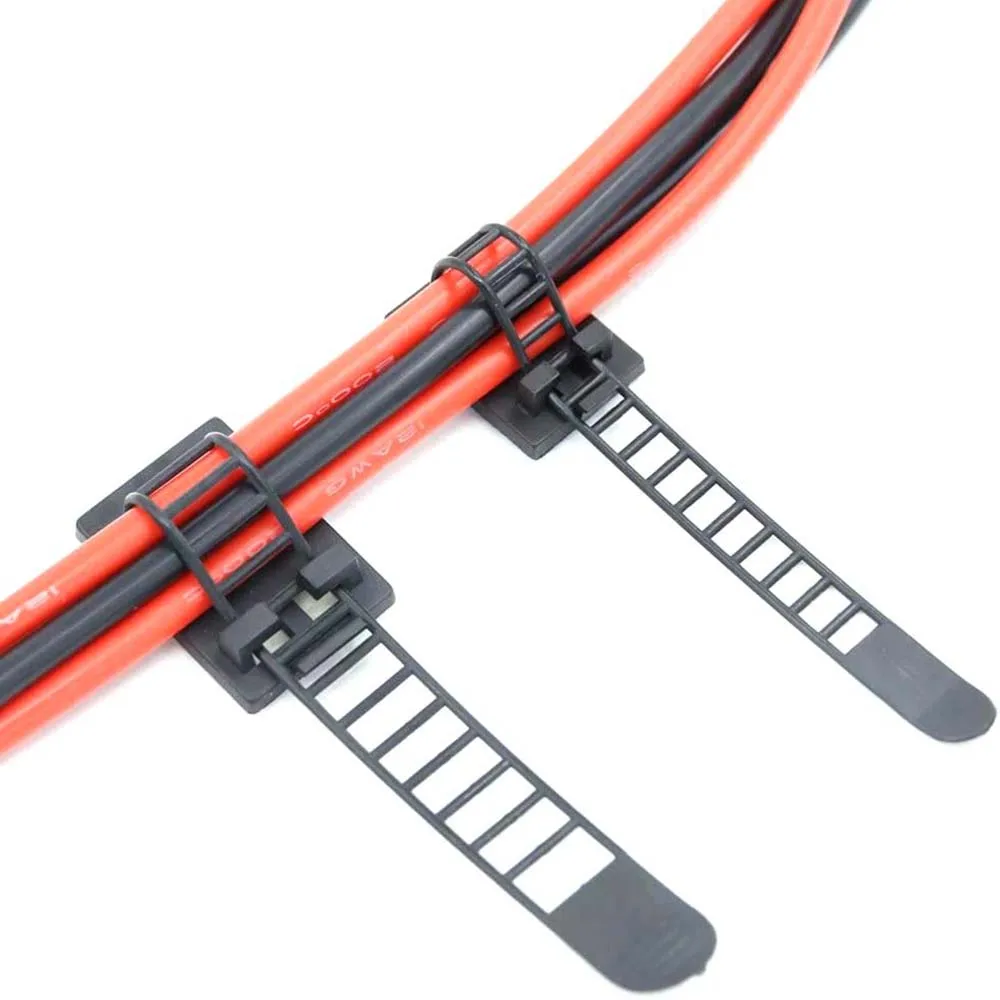 50Pcs 2 Sizes Adjustable Self-Adhesive Nylon Cable Straps Cable Ties Cord Clamp for Wire Management, Large and Small
50Pcs 2 Sizes Adjustable Self-Adhesive Nylon Cable Straps Cable Ties Cord Clamp for Wire Management, Large and Small