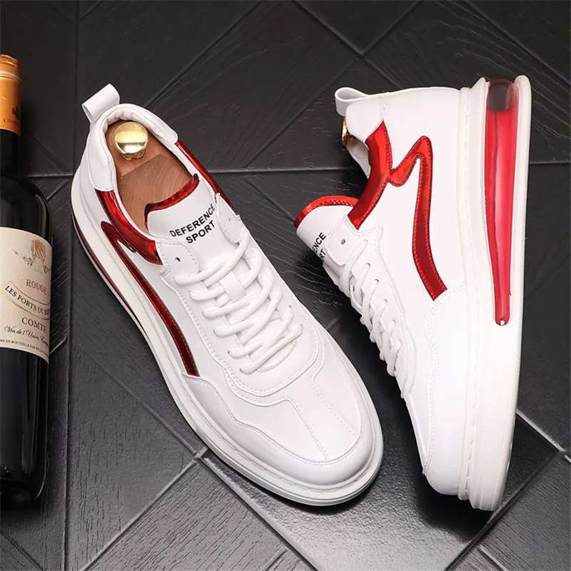 Autumn New Air Cushioned Men's Sneakers White Leather Casual Shoes Trainers Web Celebrity Flats Zapatillas Hombre
Autumn New Air Cushioned Men's Sneakers White Leather Casual Shoes Trainers Web Celebrity Flats Zapatillas Hombre