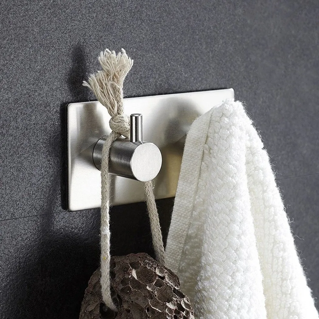 1 X Double Prong Se-lf-Adhesive Robe Hook9cm*4.5cm Double Coat Towel Robe Hook Rack Rail Stainless Steel Wall Hanger
1 X Double Prong Se-lf-Adhesive Robe Hook9cm*4.5cm Double Coat Towel Robe Hook Rack Rail Stainless Steel Wall Hanger