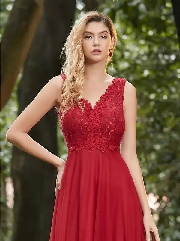 2021 Women's Red Sleeveless Lace Stitching Tulle and Back Zipper Self-cultivation Sexy Passion Holiday Banquet Dress Dress FZ066
2021 Women's Red Sleeveless Lace Stitching Tulle and Back Zipper Self-cultivation Sexy Passion Holiday Banquet Dress Dress FZ066