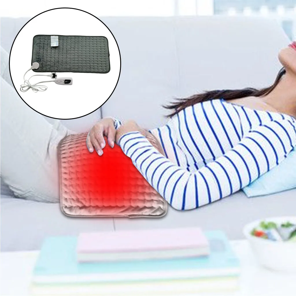 Electric Heated Pad Mat 24x12 inch Back Pain Relief Plug-UK 220V, Auto Shut Off, Relax Aching Muscles
Electric Heated Pad Mat 24x12 inch Back Pain Relief Plug-UK 220V, Auto Shut Off, Relax Aching Muscles