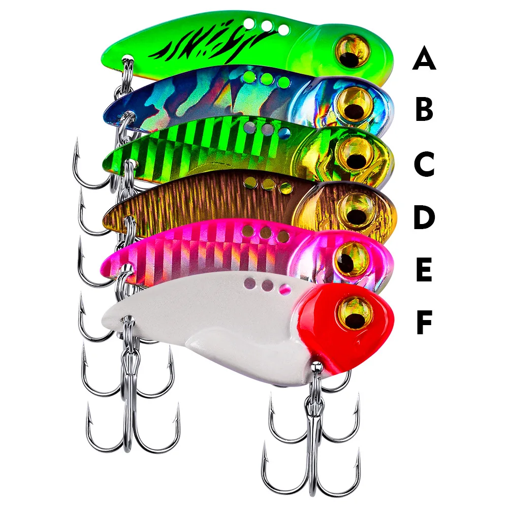Fishing Lures Wobble Rotating Metal VIB Vibration Bait For Pike Bass Trout Treble Hook Artificial Hard Baits Spinner Spoon Lure
Fishing Lures Wobble Rotating Metal VIB Vibration Bait For Pike Bass Trout Treble Hook Artificial Hard Baits Spinner Spoon Lure