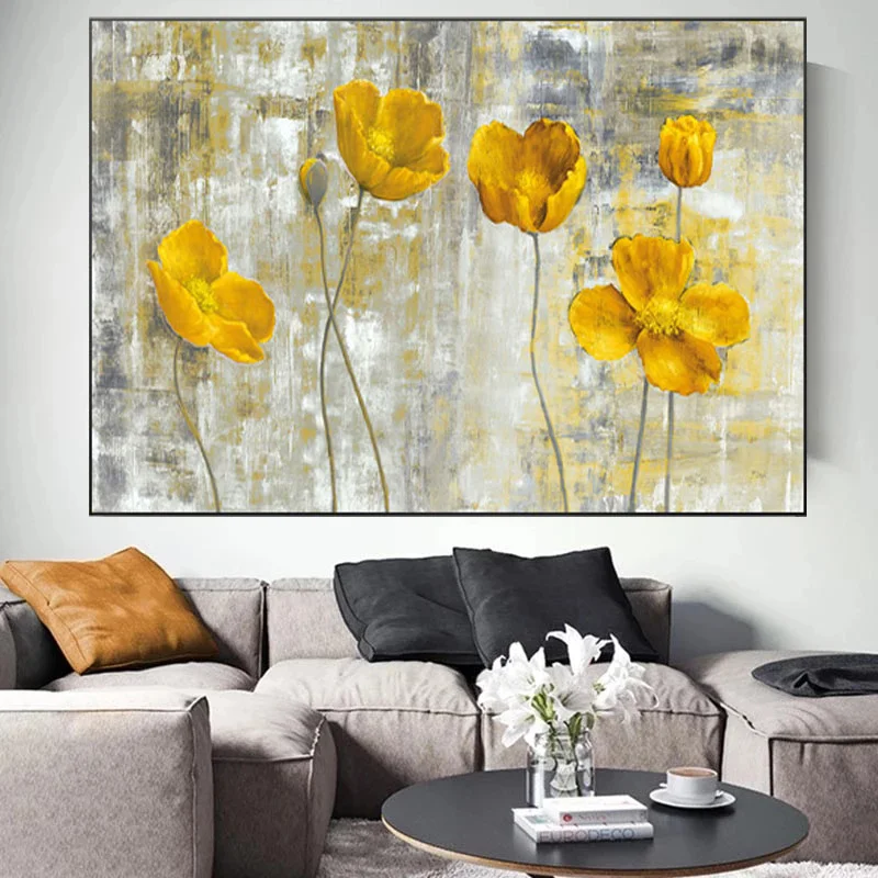 Nordic Abstract Yellow Flowers Canvas Painting Landscape Posters Wall Art Picture for Living Room Decor Modern Home Decorative
Nordic Abstract Yellow Flowers Canvas Painting Landscape Posters Wall Art Picture for Living Room Decor Modern Home Decorative