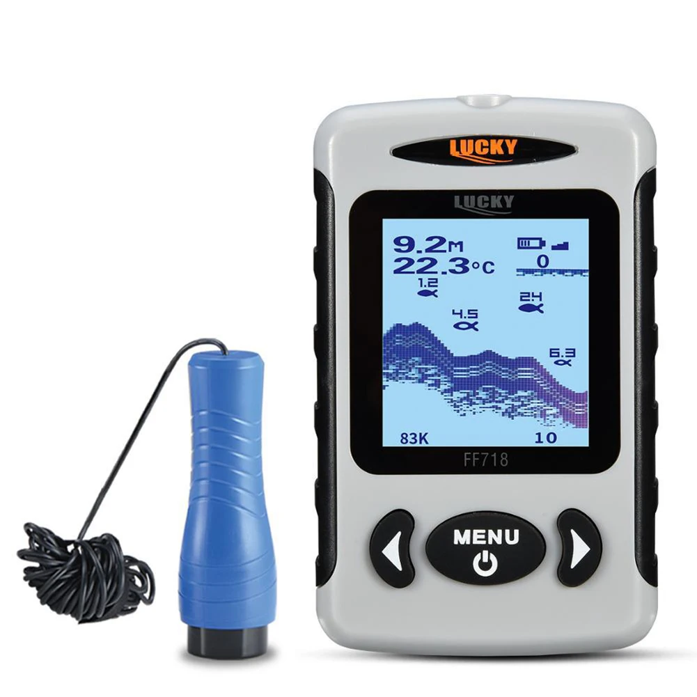 FF718D-Ice&718 2.2inch LCD Portable Fish Finder 200KHz/83KHz Dual Sonar Frequency 100M Detector for Ice Fishing Tackle Accessori
FF718D-Ice&718 2.2inch LCD Portable Fish Finder 200KHz/83KHz Dual Sonar Frequency 100M Detector for Ice Fishing Tackle Accessori