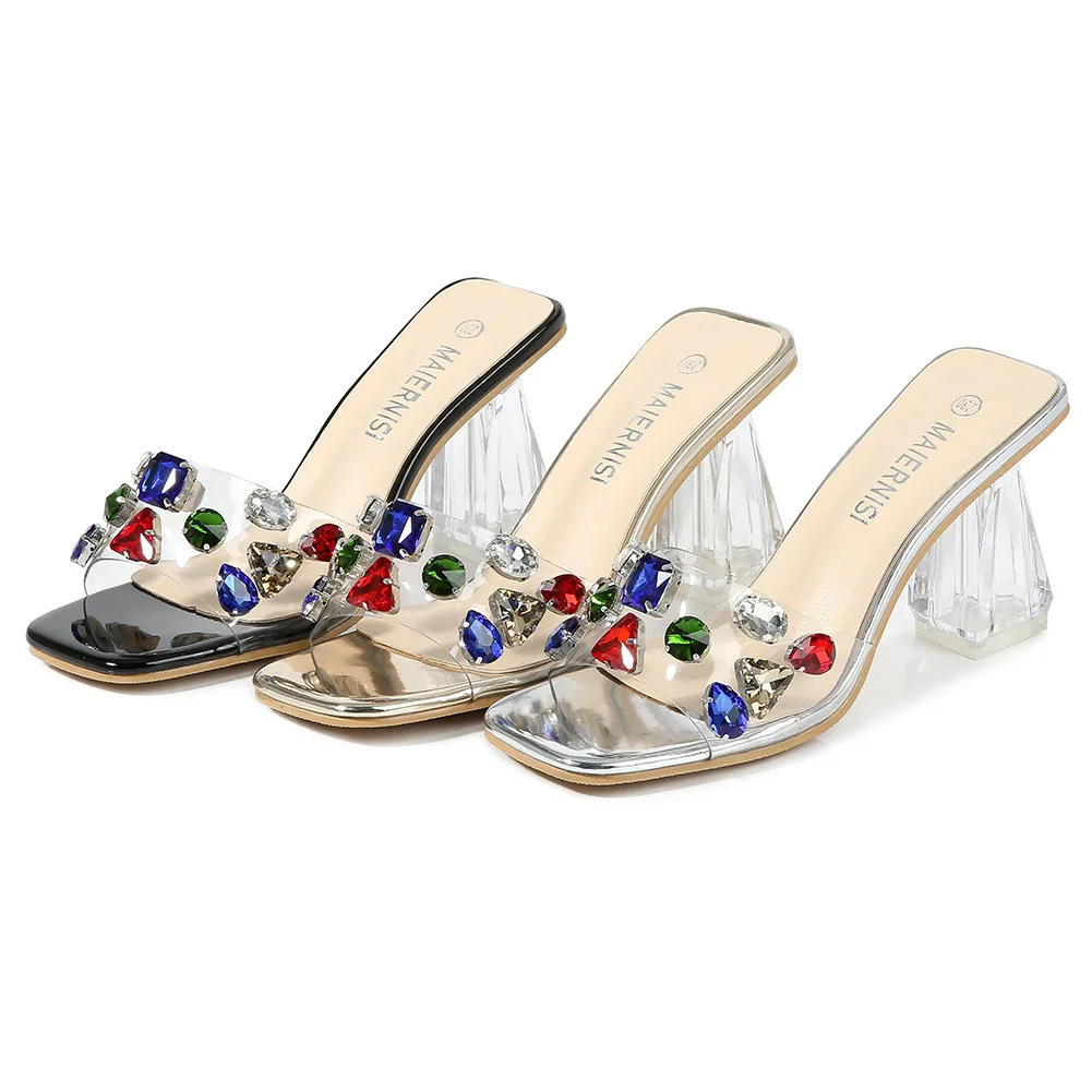 Sexy super high heels sandals woman transparent waterproof ladies high heel sandals crystal shoes
Sexy super high heels sandals woman transparent waterproof ladies high heel sandals crystal shoes
