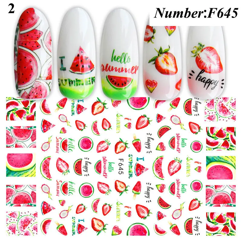 1 Sheet Summer Fruit 3D Nail Art Stickers Decals Lemon Strawberry Watermelon Water Transfer Sliders For Nails Foils Decorations
1 Sheet Summer Fruit 3D Nail Art Stickers Decals Lemon Strawberry Watermelon Water Transfer Sliders For Nails Foils Decorations