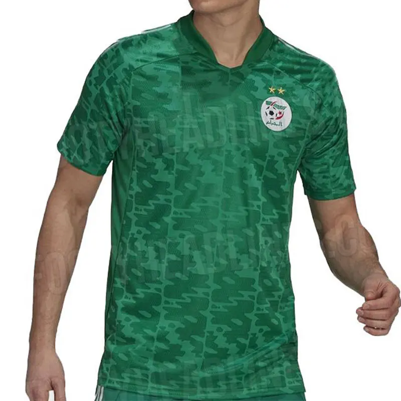 

Algeria Maillot de football 2020 2021 FEGHOULI SLIMANI BRAHIMI Home white BENNACER Algeria Shirt