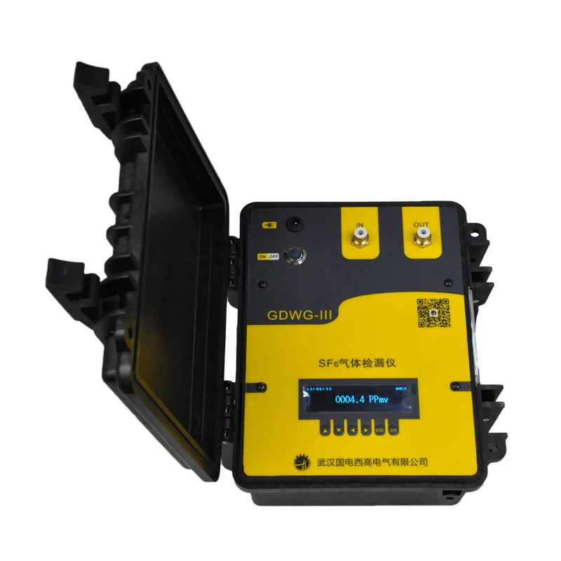 GDWG-III portable SF6 NDIR quantitative leakage tester sf6 gas leak detector SF6 dew point tester
GDWG-III portable SF6 NDIR quantitative leakage tester sf6 gas leak detector SF6 dew point tester