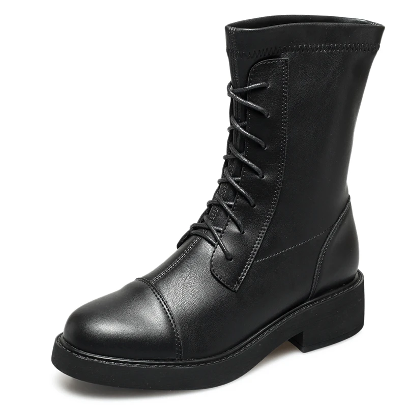 Boots Women's New Fall 2021 Round Head But Knee Elastic Middle Heel Cross Tie Lace up Slim Knight Boots for Women
Boots Women's New Fall 2021 Round Head But Knee Elastic Middle Heel Cross Tie Lace up Slim Knight Boots for Women